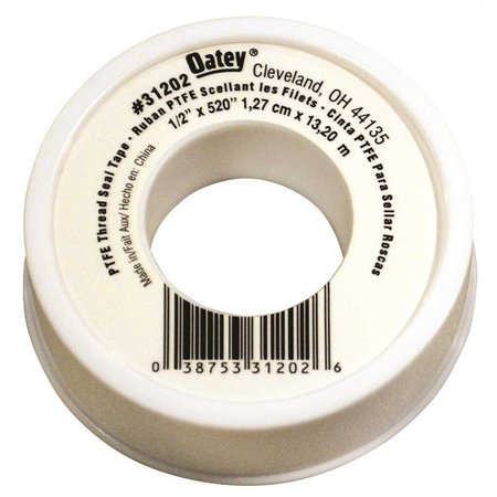 OATEY 1/2 in. x 520 in. Thread Sealing PTFE Plumber's Tape 31202
